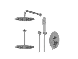 شیر حمام توکار شودر مدل روگن تیپ 3 BRASS