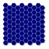 کاشی استخری البرز سرمه ای کد SG Blue 5 براق شش ضلعی